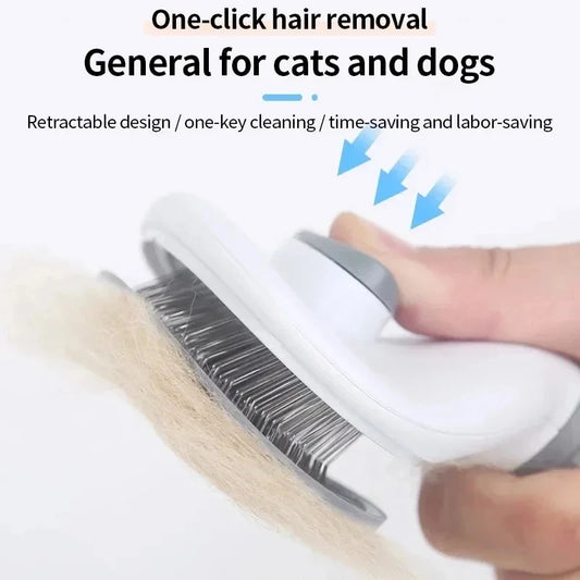 Brosse Auto-Nettoyante pour Chien et Chat | Picots Doux, Un Geste