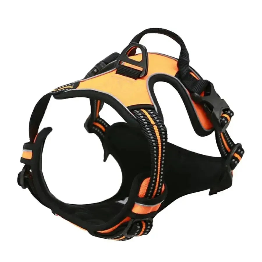 Harnais + Laisse + Collier Set pour Chien | Cuir PU Premium