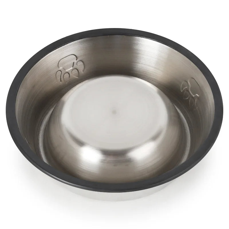 Gamelle Inox Antidérapante pour Chien et Chat | 6 Tailles Disponibles