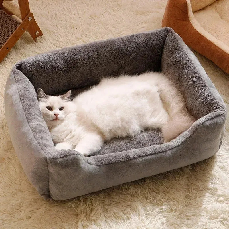 Coussin Lit Douillet pour Chat et Chien | Confort Hivernal Ultra-Doux