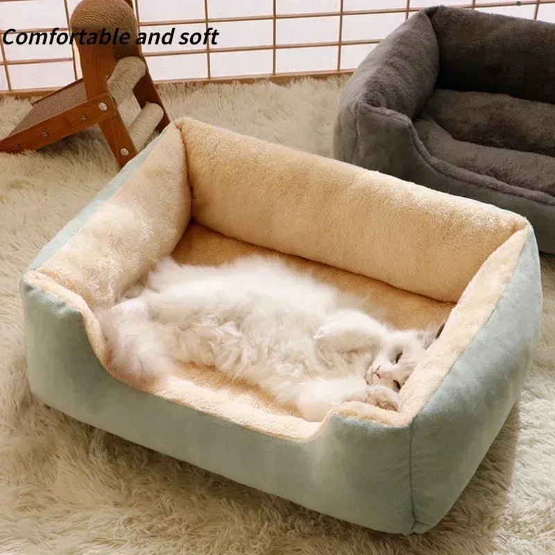 Coussin Lit Douillet pour Chat et Chien | Confort Hivernal Ultra-Doux