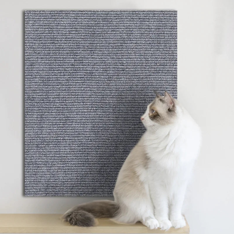 Griffoir Autocollant pour Chat | Tapis Grattoir Antidérapant Multiformat