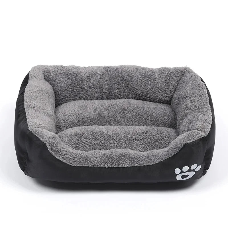 Canapé Lit Carré Sofa pour Chien | Confort XXL Hiver Chaud Élastique