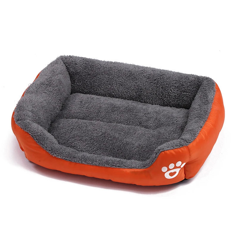 Canapé Lit Carré Sofa pour Chien | Confort XXL Hiver Chaud Élastique