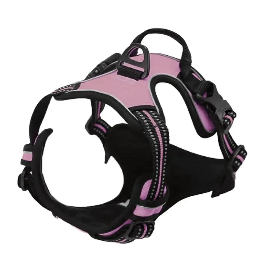 Harnais + Laisse + Collier Set pour Chien | Cuir PU Premium