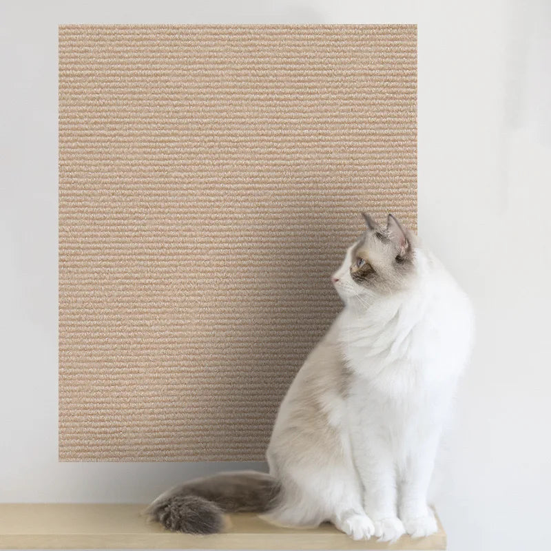 Griffoir Autocollant pour Chat | Tapis Grattoir Antidérapant Multiformat