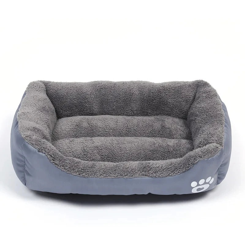 Canapé Lit Carré Sofa pour Chien | Confort XXL Hiver Chaud Élastique