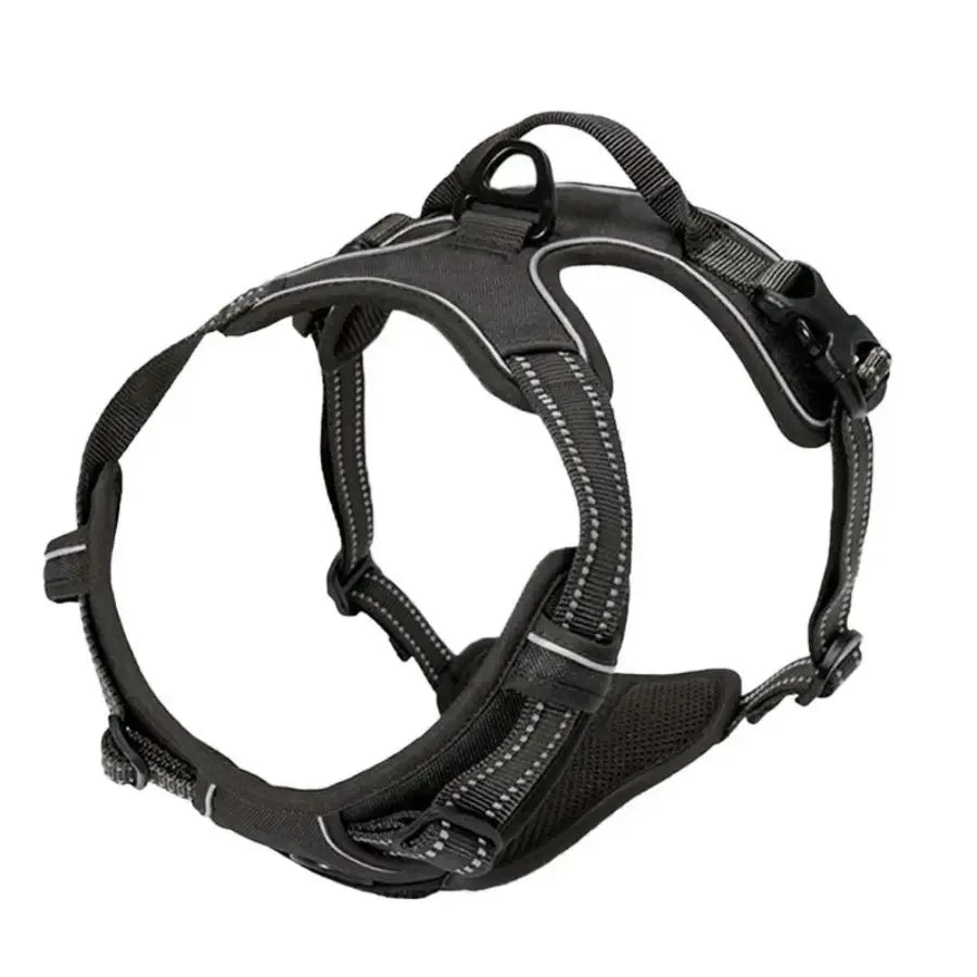 Harnais + Laisse + Collier Set pour Chien | Cuir PU Premium