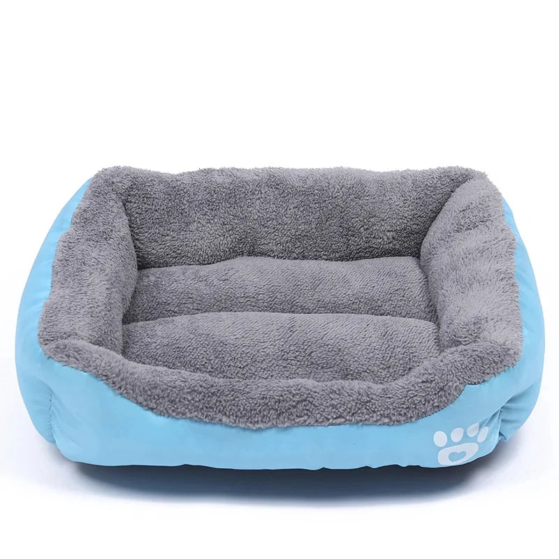 Canapé Lit Carré Sofa pour Chien | Confort XXL Hiver Chaud Élastique